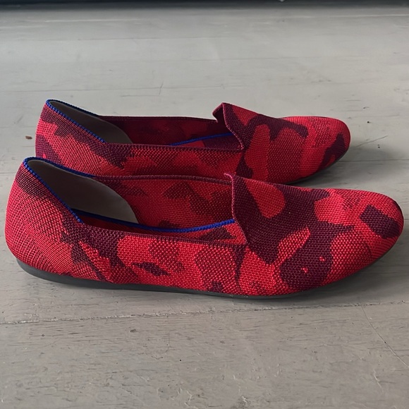 Rothy's The Loafer 8.5 red camo - Picture 7 of 8